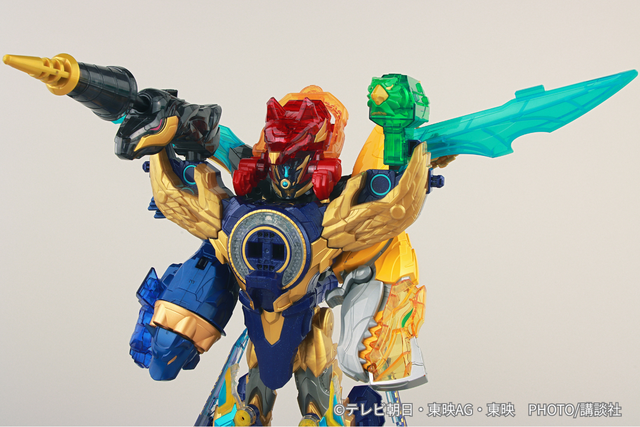 【ゴジュウジャー】最強ロボット「DXリョウテガソード」をレビュー！　テガソードと合体して完成！