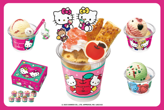 11月1日はハローキティのお誕生日!【サーティワン】期間限定コラボ商品発売! 双子の妹ハローミミィ&タイニーチャムも登場