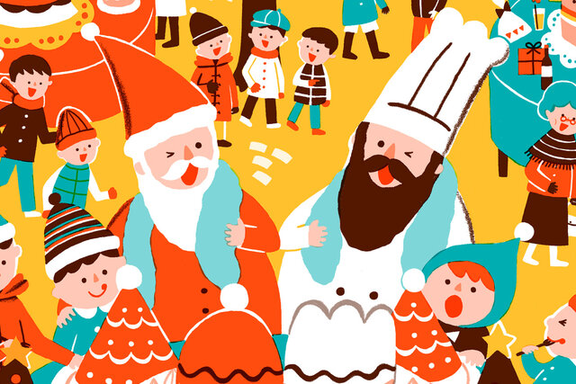 【全ページ試し読み】クリスマス絵本『サンタがふたり？』そっくりなふたりが巻き起こす楽しいハプニング