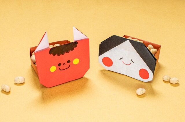 【動画付き】節分が盛り上がる！　豆入れ「ます」の折り紙の簡単な折り方