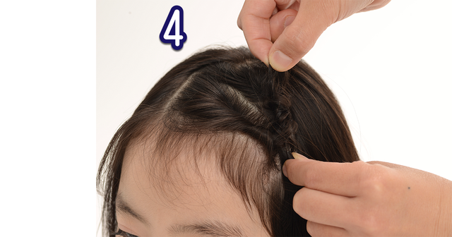 キッズのヘアスタイルお悩み解決 伸ばしかけ前髪の簡単アレンジ Aneひめ Net
