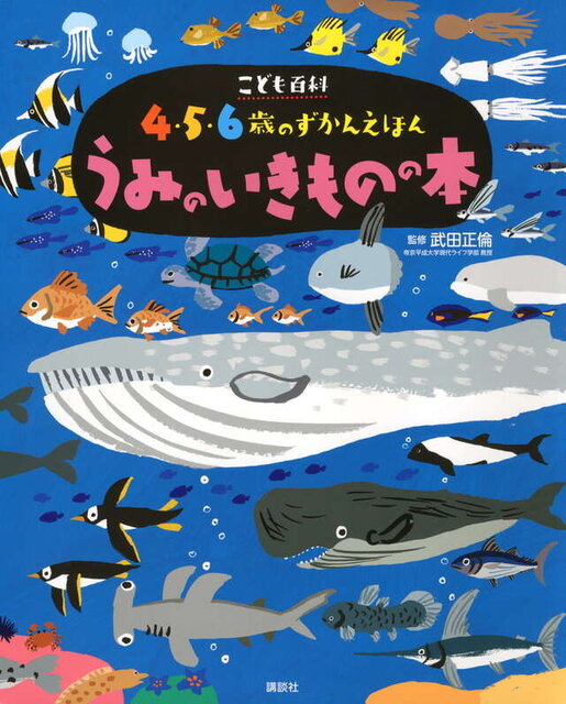 こども百科　４・５・６歳のずかんえほん　うみのいきものの本