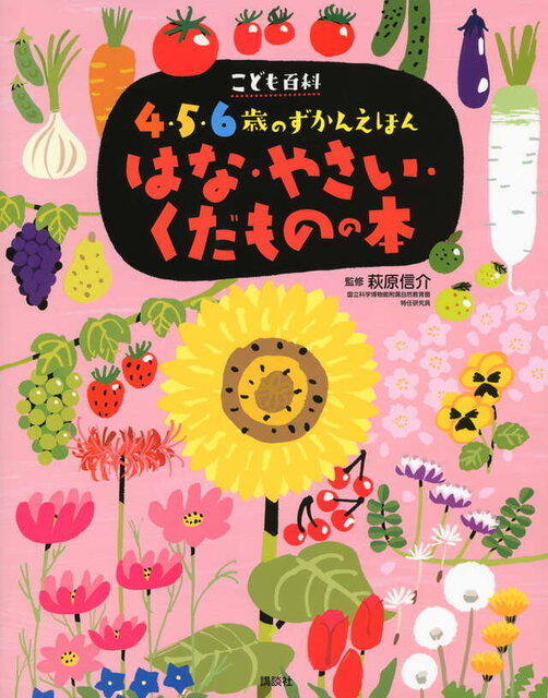 こども百科　４・５・６歳のずかんえほん　はな・やさい・くだものの本