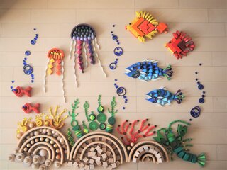 驚きの作品を連発！ 日本初「積み木アート作家」は双子育児から誕生