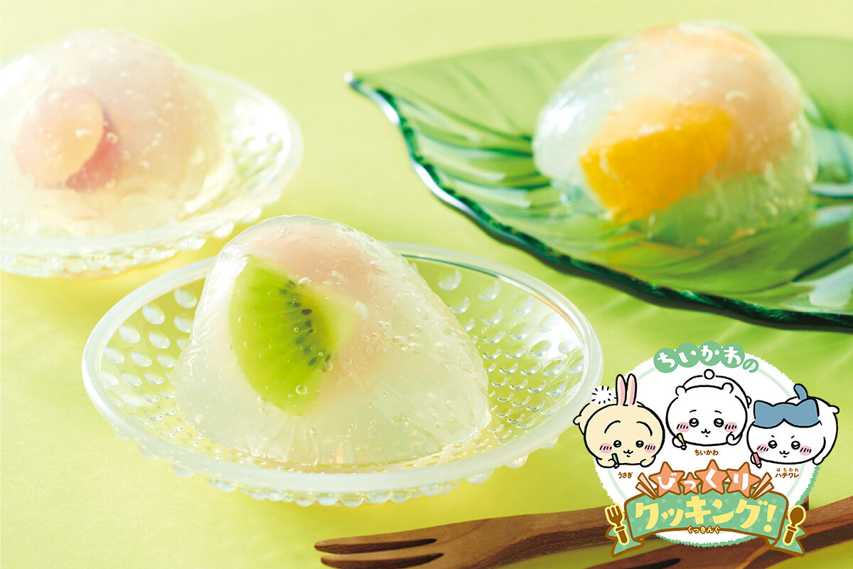 ちいかわ・ハチワレ・うさぎとフルーツ飴
