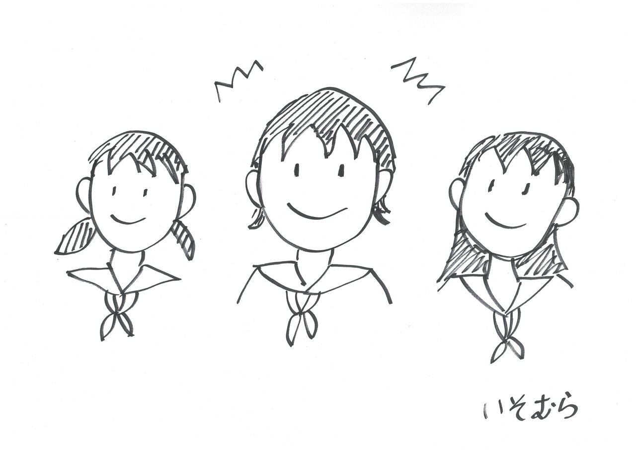 〔スペシャルトークショー昼の部〕に発表された磯村PTA会長の絵