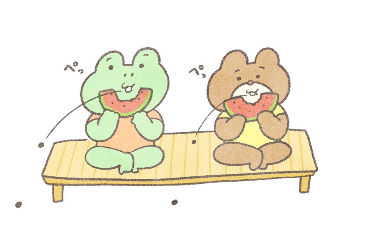 カエルさんとくまさん