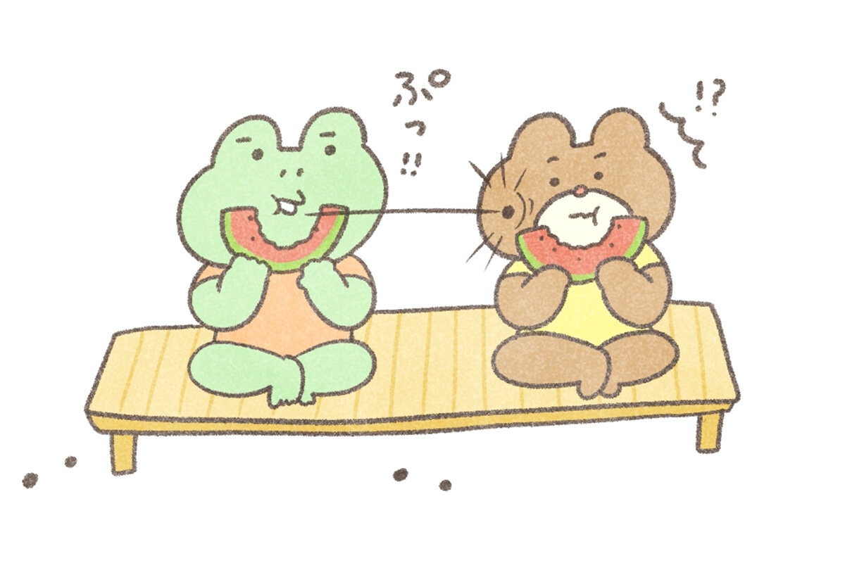 カエルさんとくまさん