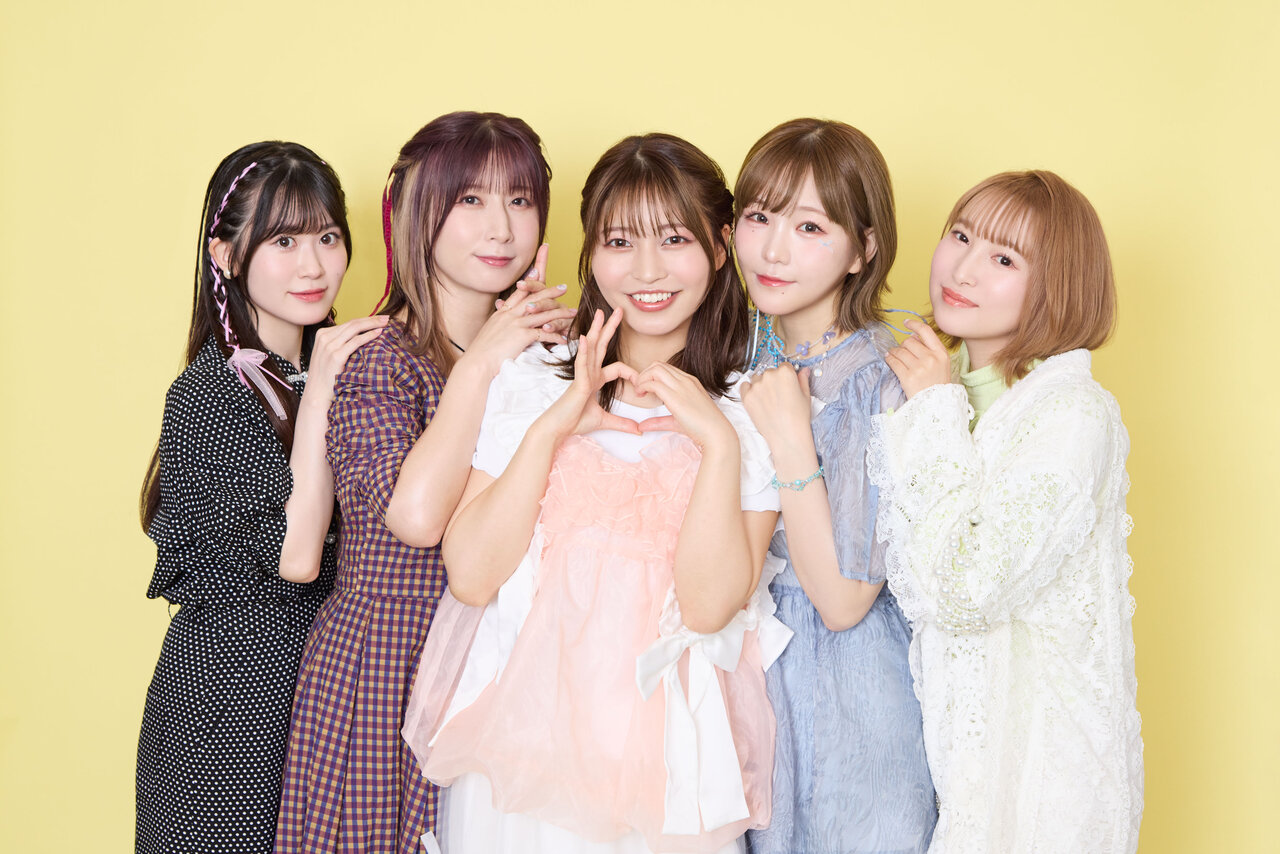 松岡美里さん　髙橋ミナミさん　高森奈津美さん　南條愛乃さん　花井美春さん