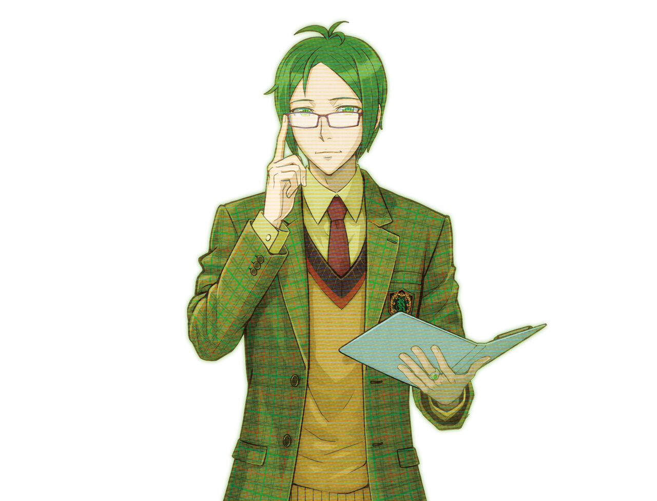 大学の研究生風の姿をした、RDの仮想人間体。