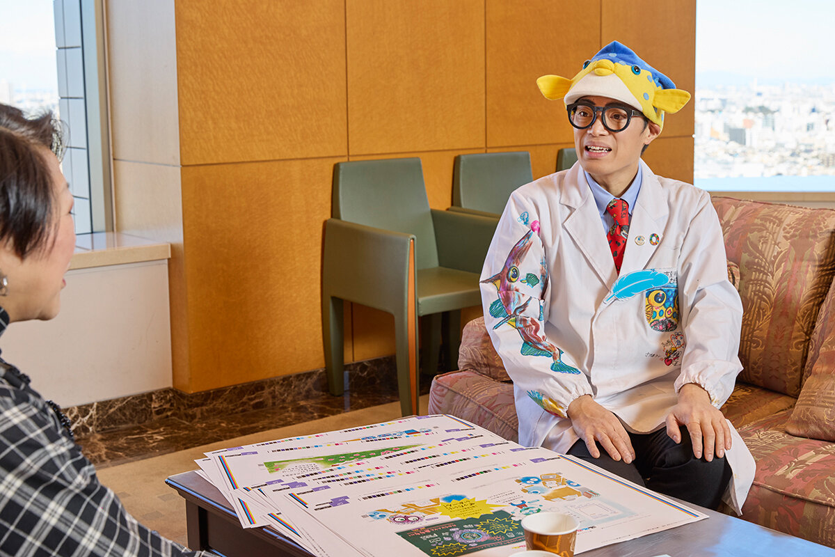 根本かおるさんとさかなクン