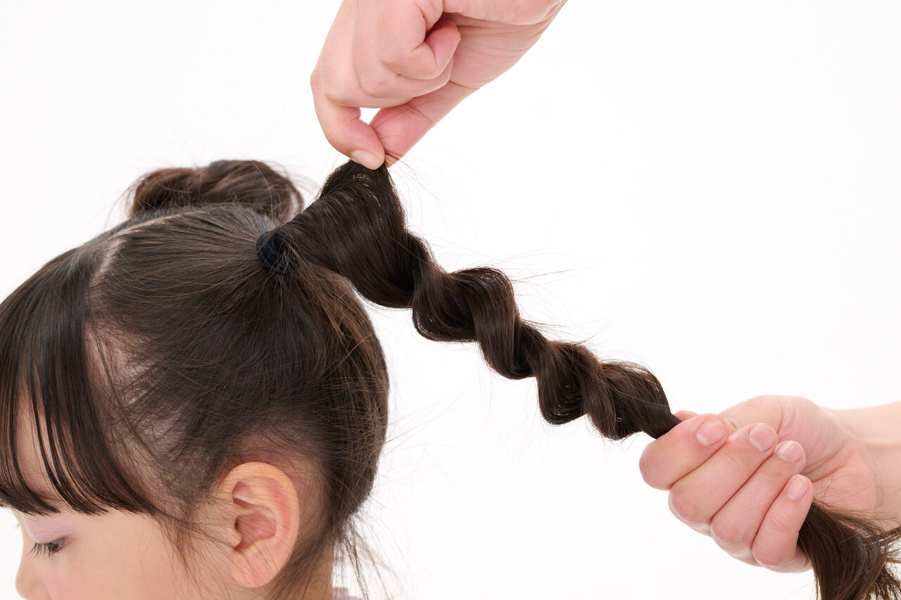 キュアアンサーヘアアレンジ　ボリューム出す