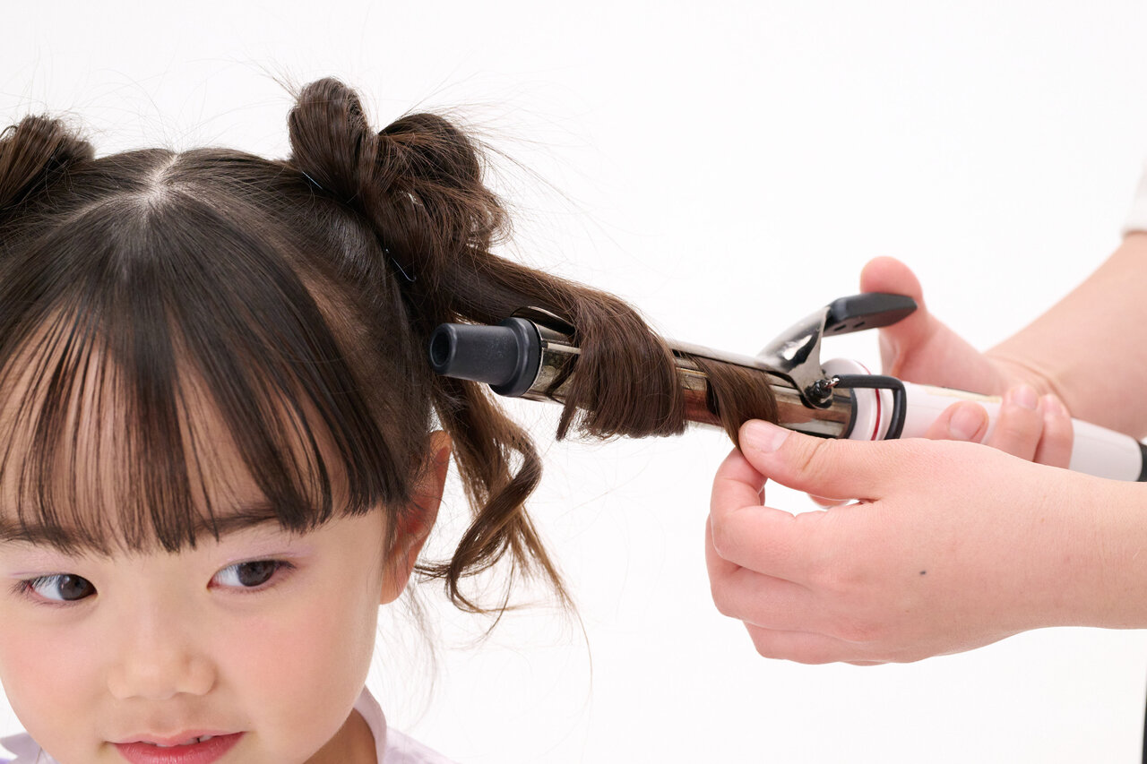 キュアアンサーヘアアレンジ　ヘアアイロン