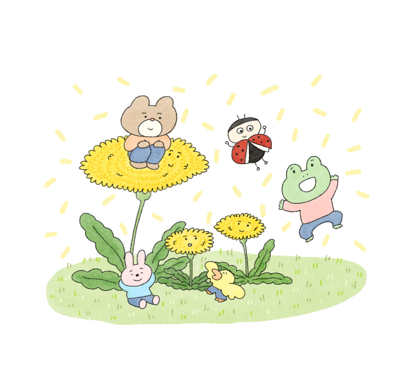 カエルさんとくまさん