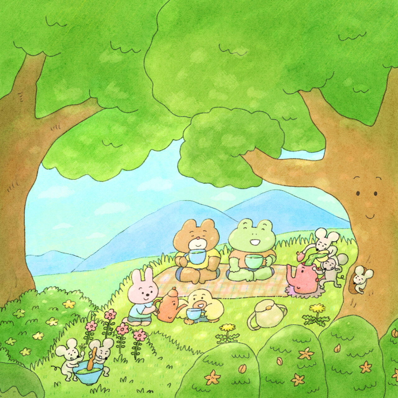 カエルさんとくまさん