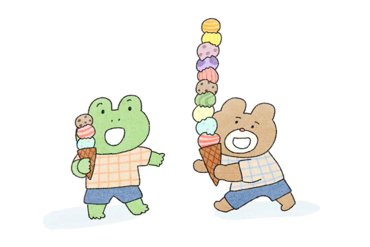 カエルさんとくまさん