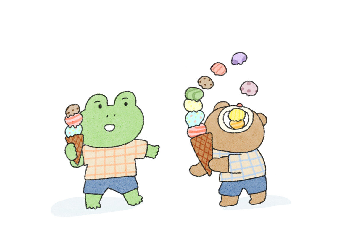 カエルさんとくまさん
