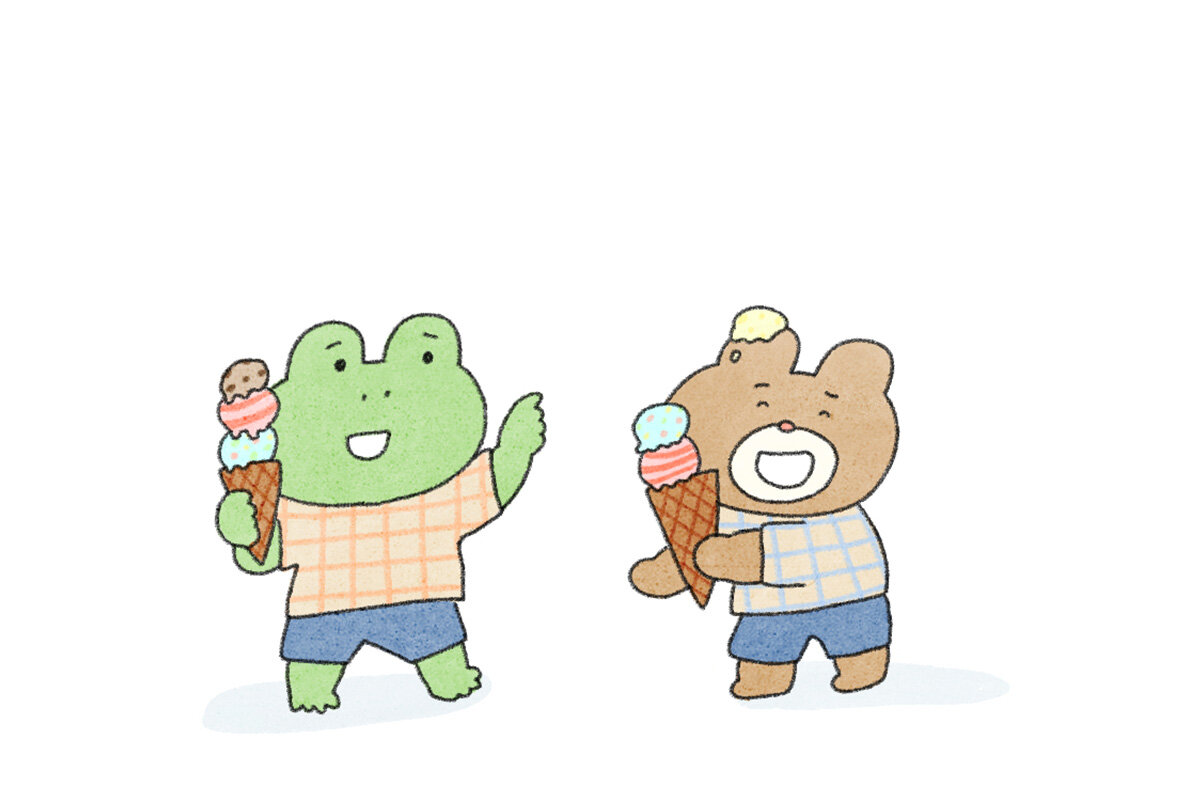 カエルさんとくまさん