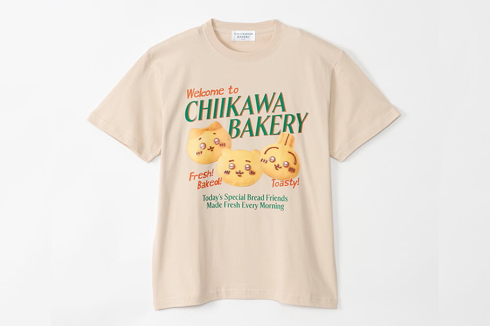 Tシャツ（実写パンなみんな ベージュ）M／L／XL