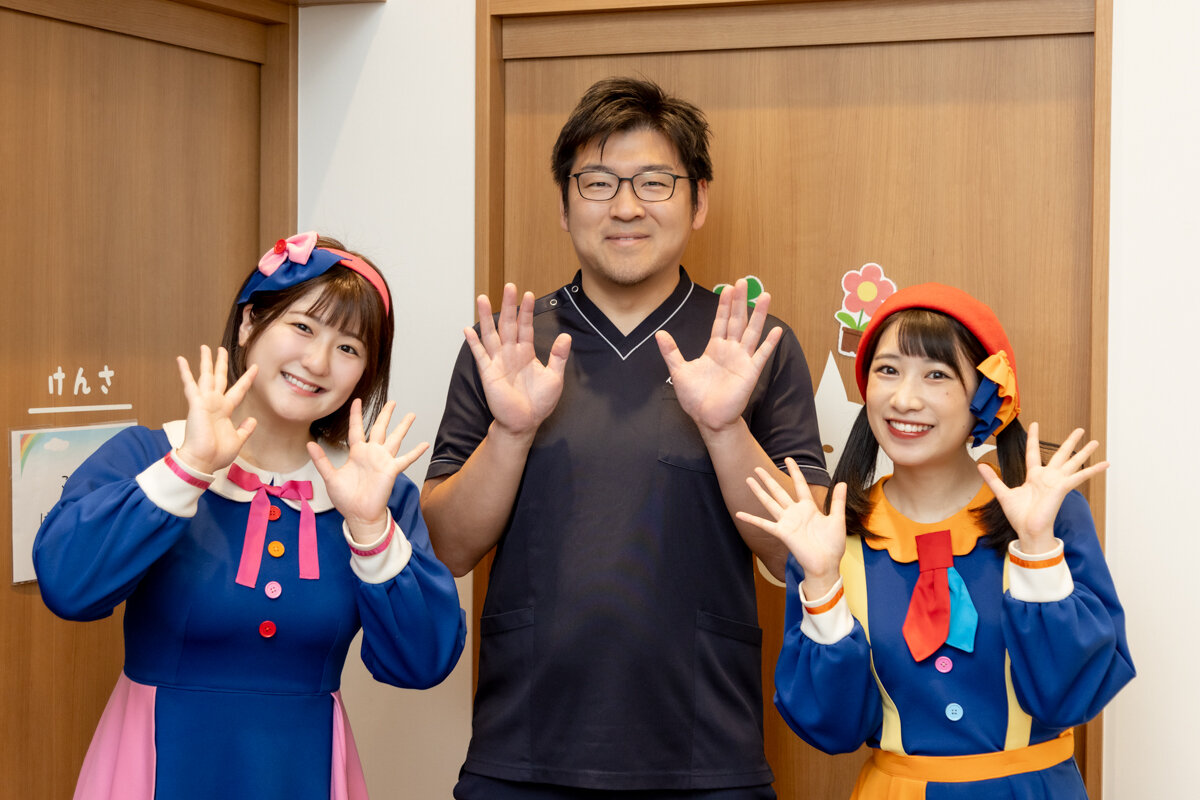 教育系YouTube公式チャンネル「ボンボンアカデミー」のいっちー＆なると、武蔵小杉森のこどもクリニック院長・大熊喜彰先生