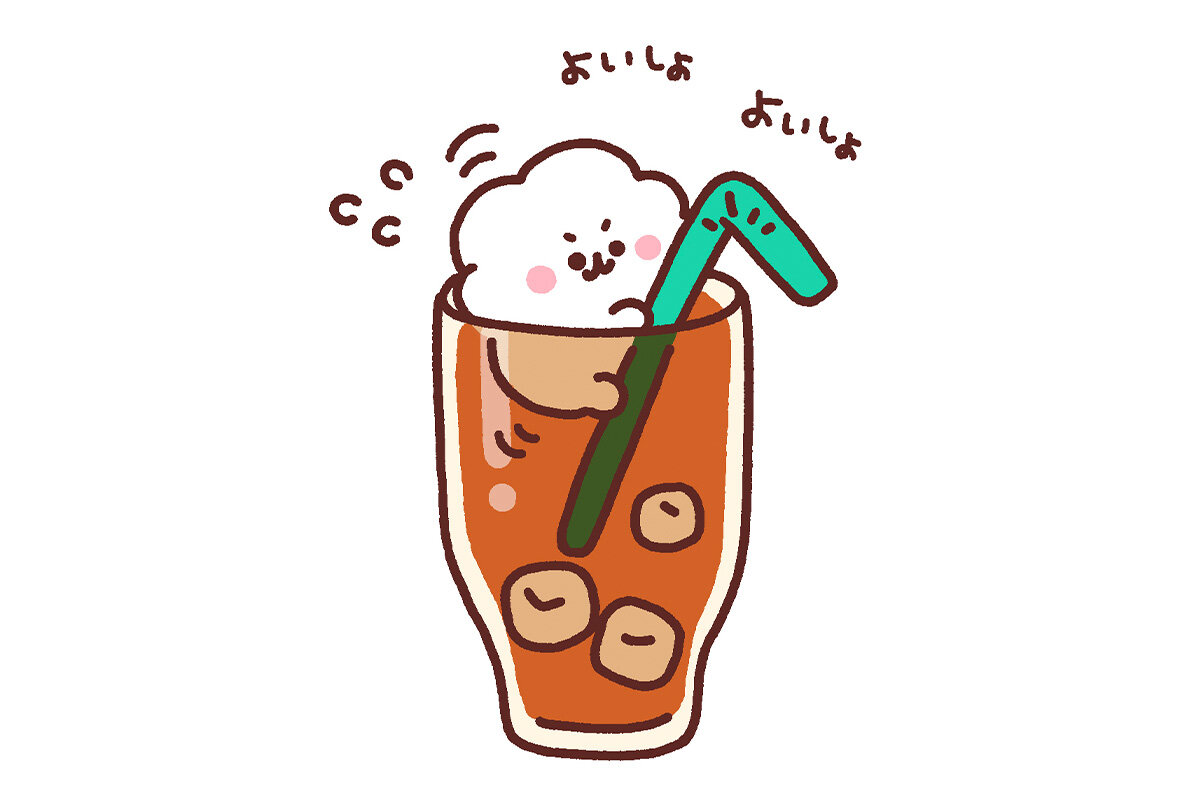 ふわもこちゃんイラスト