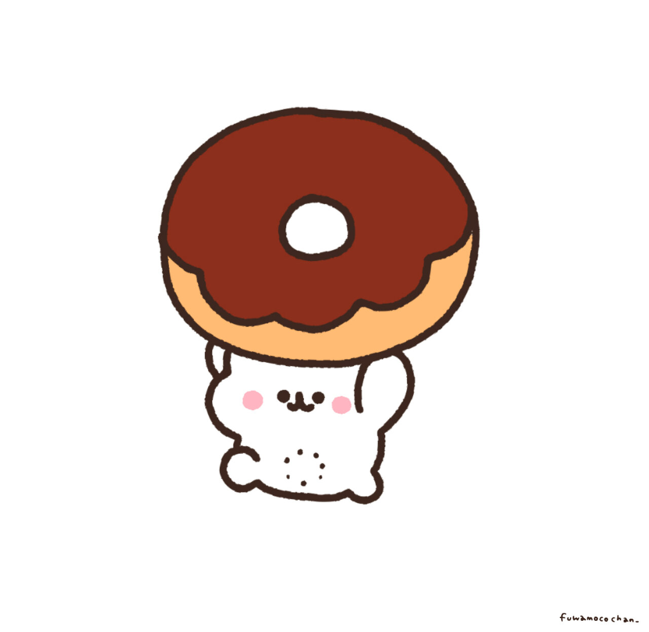 ふわもこちゃんイラスト