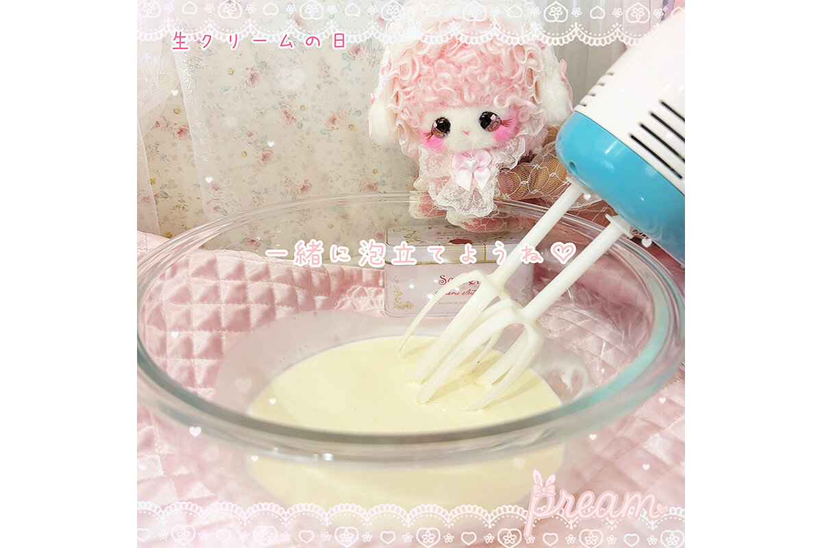 ぷりまるちゃん生クリームの日写真