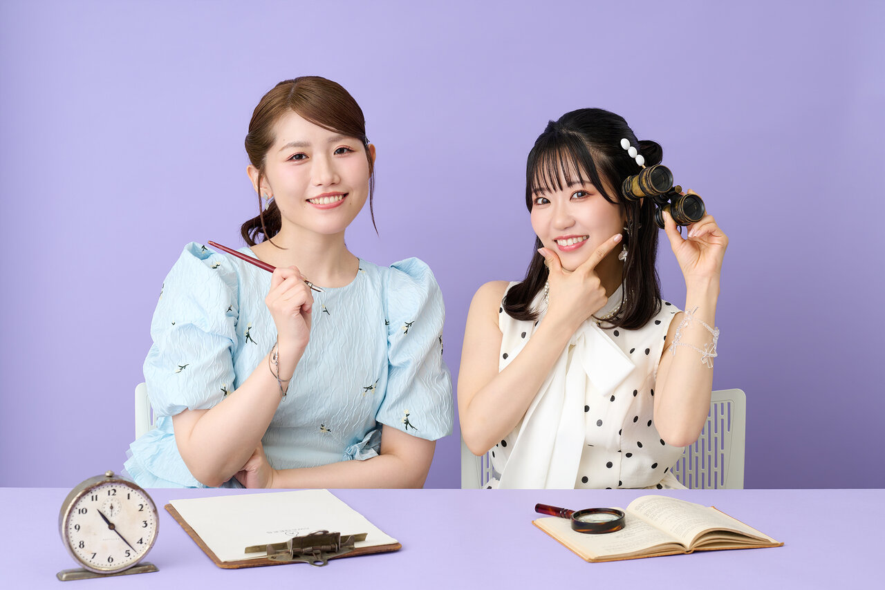 キュアエクレール／帆羽くれあ役の長谷川育美さんとキュアアルカナ／森亜るるか役の東山奈央さん