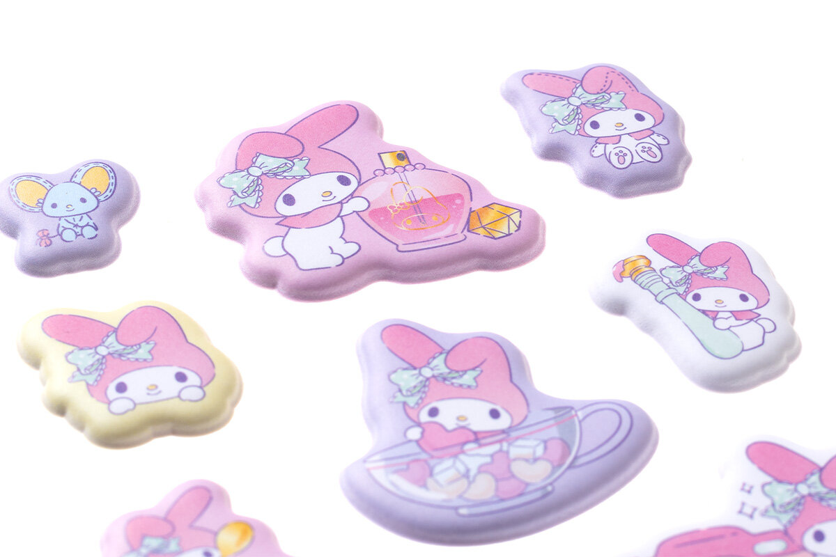 『サンリオキャラクターズ　ぷっくりシールいっぱいＢＯＯＫ』マイメロディシール