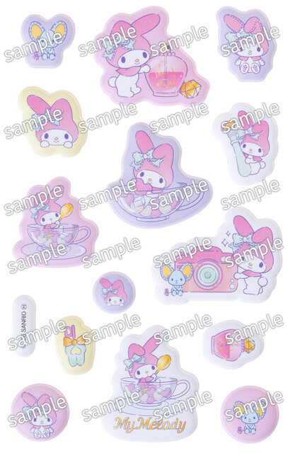 『サンリオキャラクターズ　ぷっくりシールいっぱいＢＯＯＫ』マイメロディシール