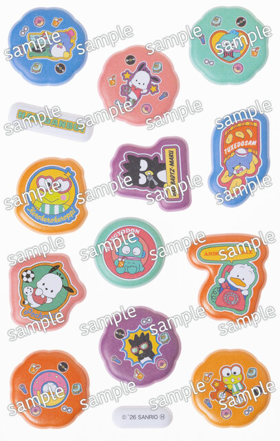 『サンリオキャラクターズ　ぷっくりシールいっぱいＢＯＯＫ』はぴだんぶいシール