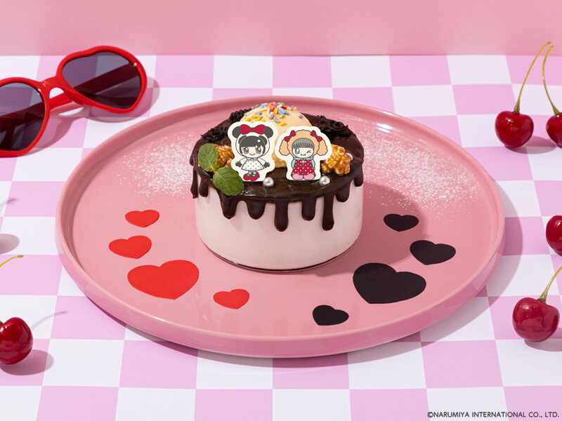 リパンちゃん＆ワンピーちゃん グラスケーキ