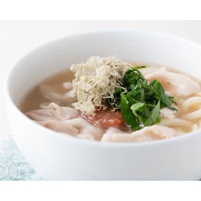 冷やし梅豚うどん