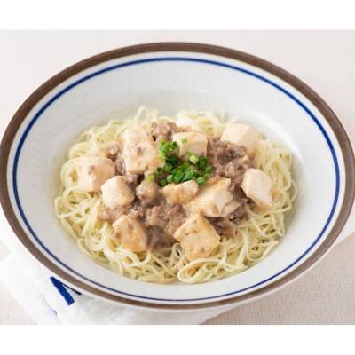 麻婆豆腐の冷やし中華